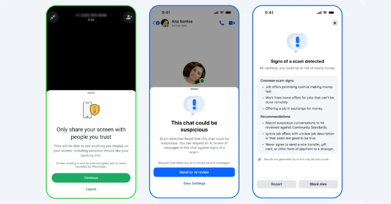 meta-whatsapp-ve-messenger-kullanicilarini-dolandiriciliklardan-koruyacak-yeni-araclar-sunuyor Meta, WhatsApp ve Messenger İçin Gelişmiş Dolandırıcılık Önleme Araçları Geliştiriyor