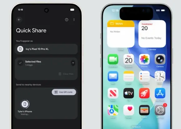 Google Quick Share, Rust Güvenliğiyle AirDrop Uyumluluğunu Android’e Getiriyor
