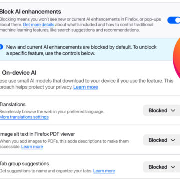Firefox 148 ile Yapay Zeka Özellikleri Tek Tıkla Devre Dışı Bırakılabilecek