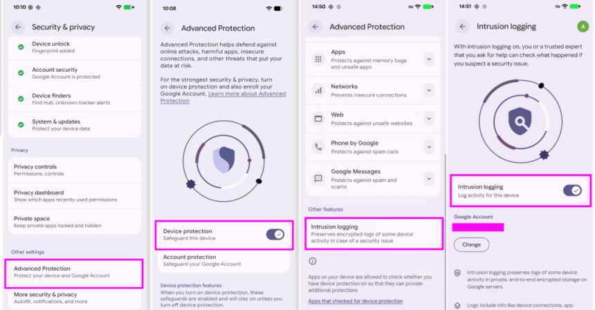 Android Cihazlarda İzinsiz Giriş Kaydı Özelliğiyle Gelişmiş Adli Tıp Desteği