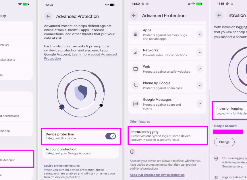 Android Cihazlarda İzinsiz Giriş Kaydı Özelliğiyle Gelişmiş Adli Tıp Desteği