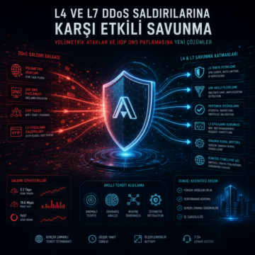 Volümetrik ve UDP DNS Patlamalarına Karşı L4 ve L7 DDoS Savunmasında Yeni Hamleler