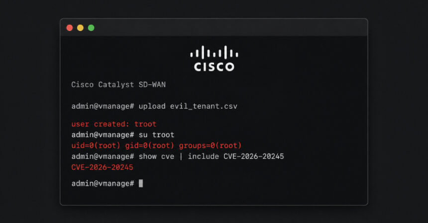 Cisco Catalyst SD-WAN’da Kritik Zero-Day İstismarı: Root Yetkisi Ele Geçirildi