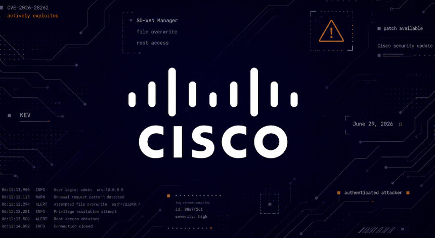 Cisco SD-WAN Yöneticisinde Kritik Güvenlik Açığı: Aktif İstismar Ediliyor