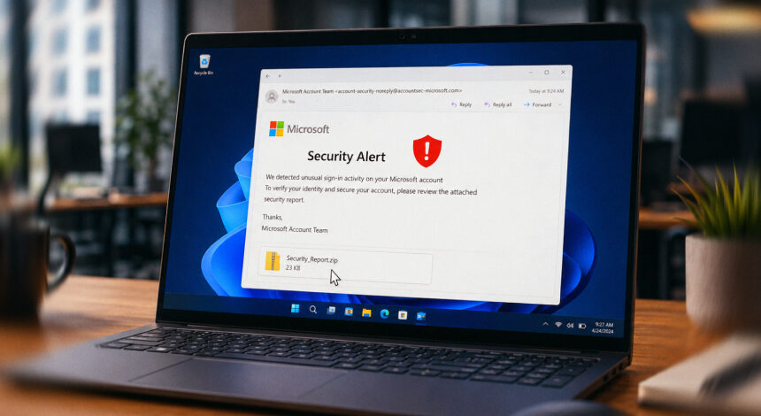 Kuzey Kore Kaynaklı NarwhalRAT, Microsoft Güvenlik Uyarısı Kılığına Girerek Yayılıyor
