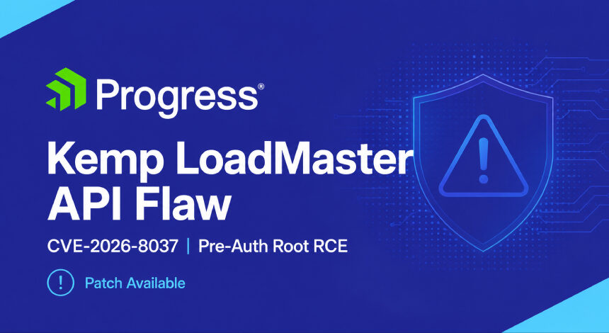 Progress Kemp LoadMaster’da Kritik Yetkisiz Komut Çalıştırma Açığı: Hemen Güncelleyin