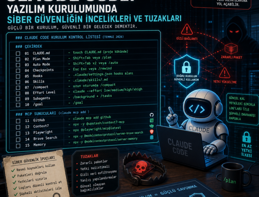 Claude Code: Yazılım Kurulumunda Siber Güvenliğin İncelikleri ve Tuzakları