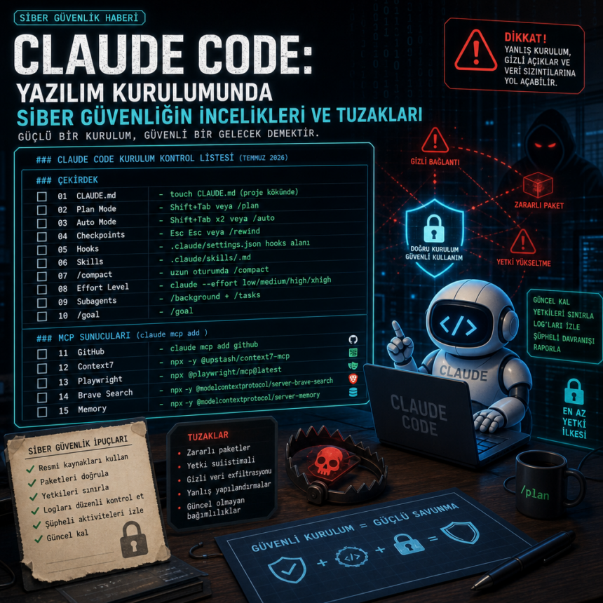 Claude Code: Yazılım Kurulumunda Siber Güvenliğin İncelikleri ve Tuzakları