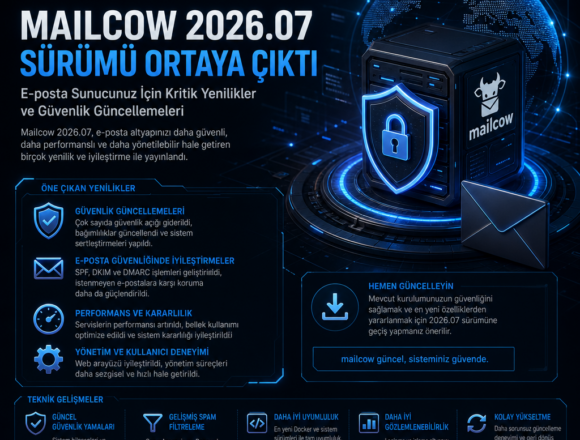 Mailcow 2026.07 Sürümü Ortaya Çıktı: E-posta Sunucunuz İçin Kritik Yenilikler ve Güvenlik Güncellemeleri