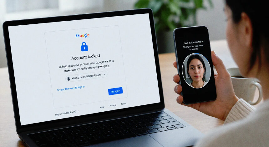google-hesap-kurtarmaya-selfie-video-dogrulamasi-ekledi Google, hesap kurtarmaya selfie video doğrulaması ekledi