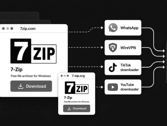 sahte-7-zip-kurulumlari-cihazlari-gizli-proxy-agina-donusturuyor Sahte 7-Zip Kurulumları Cihazları Gizli Proxy Ağına Dönüştürüyor
