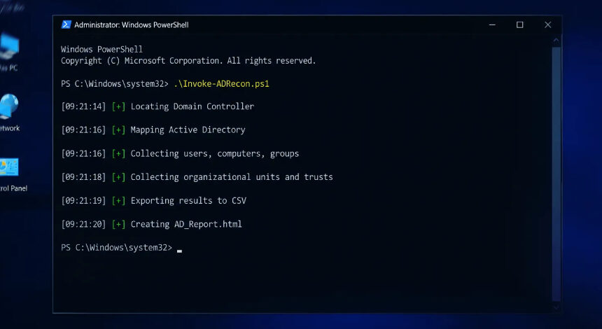 Şüpheli Yapay Zeka Destekli PowerShell Scriptiyle Active Directory Haritalandı