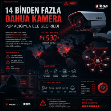 14 binden fazla Dahua kamera P2P açığıyla ele geçirildi