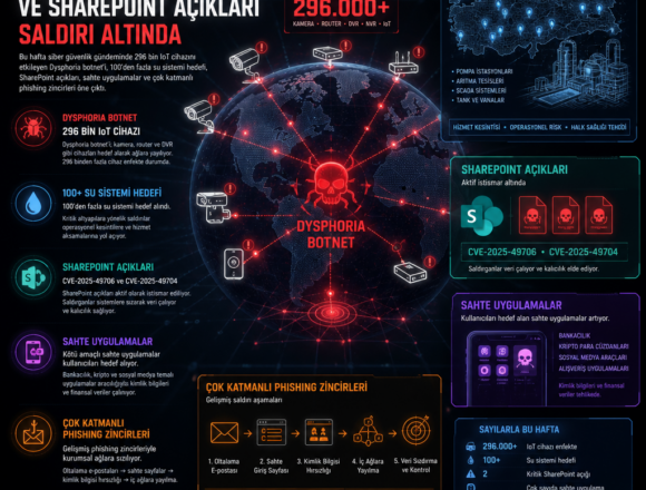 296 bin IoT cihazı ve SharePoint açıkları saldırı altında