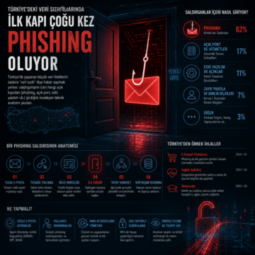 Türkiye’deki veri sızıntılarında ilk kapı çoğu kez phishing oluyor