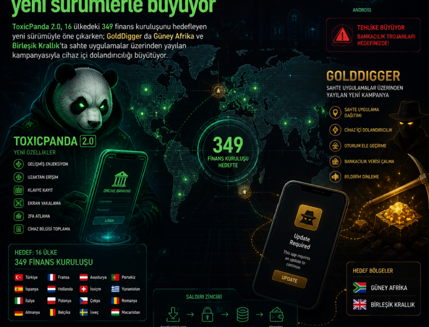 Android bankacılık zararlıları yeni sürümlerle büyüyor