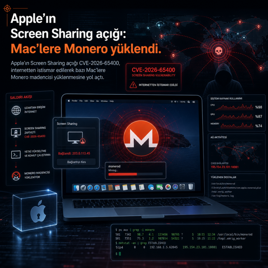 applein-screen-sharing-acigi-maclere-monero-yuklendi Apple’ın Screen Sharing açığı: Mac’lere Monero yüklendi