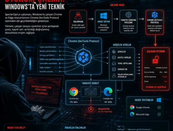 Chrome DevTools ile oturum çalma: Windows’ta yeni teknik