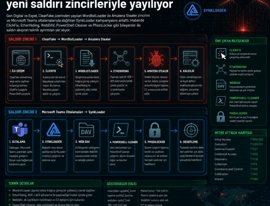 ClearFake ile SynkLoader, yeni saldırı zincirleriyle yayılıyor