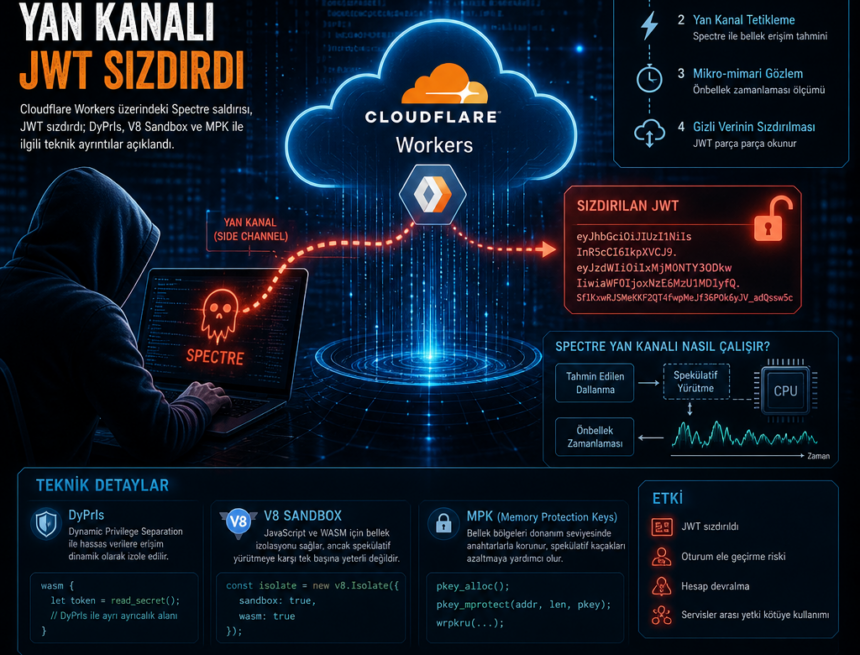 Cloudflare Workers’ta Spectre yan kanalı JWT sızdırdı