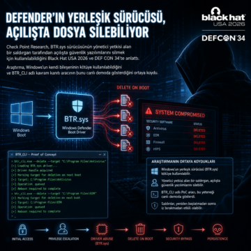 Defender’ın yerleşik sürücüsü, açılışta dosya silebiliyor