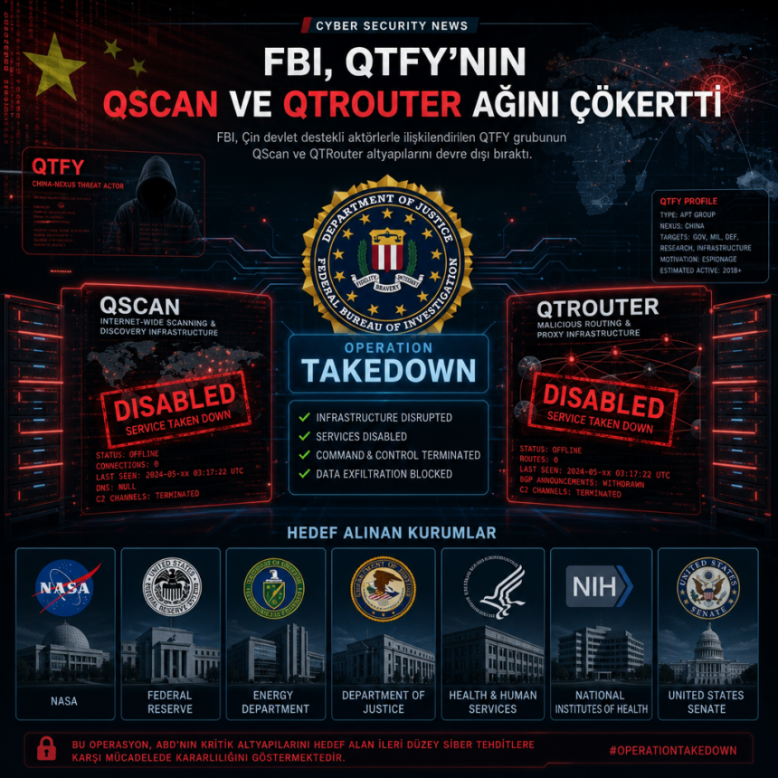 FBI, QTFY’nin QScan ve QTRouter ağını çökertti