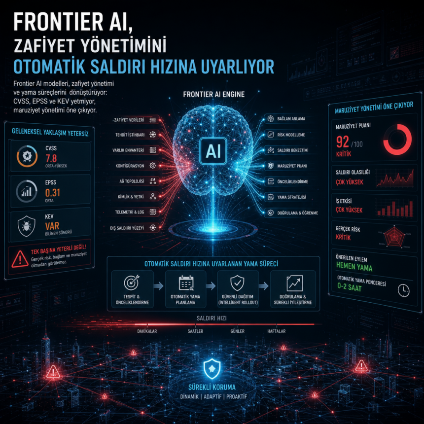 Frontier AI, zafiyet yönetimini otomatik saldırı hızına uyarlıyor