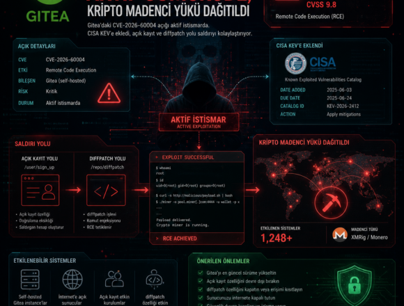 giteadaki-kritik-rce-acigi-aktif-somurude-kripto-madenci-yuku-dagitildi Gitea’daki kritik RCE açığı aktif sömürüde, kripto madenci yükü dağıtıldı