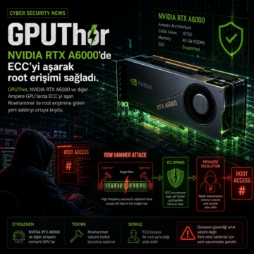 GPUThor, NVIDIA RTX A6000’de ECC’yi aşarak root erişimi sağladı