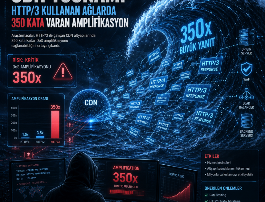 HTTP/3 ile çalışan CDN’lerde 350 kata kadar DoS amplifikasyonu ortaya çıktı