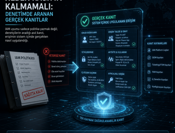 IAM uyumu neden kâğıtta kalmamalı: denetimde aranan gerçek kanıtlar