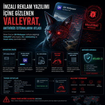 İmzalı reklam yazılımı içine gizlenen ValleyRAT, antivirüs istisnalarını atladı