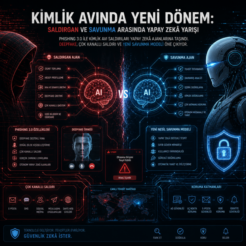 Kimlik Avında Yeni Dönem: Saldırgan ve Savunma Arasında Yapay Zekâ Yarışı