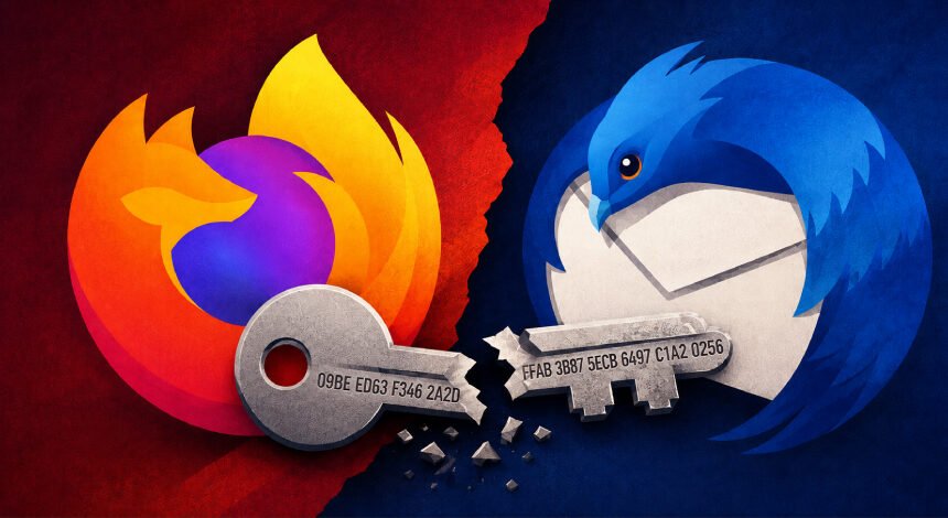 Mozilla, Firefox ve Thunderbird imza anahtarını iptal etti
