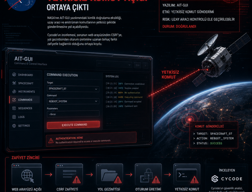 NASA’nın AIT-GUI yazılımında yetkisiz komut açığı ortaya çıktı