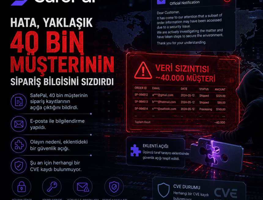 safepal-hata-yaklasik-40-bin-musterinin-siparis-bilgisini-sizdirdi SafePal: Hata, yaklaşık 40 bin müşterinin sipariş bilgisini sızdırdı