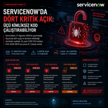 ServiceNow’da dört kritik açık: üçü kimliksiz kod çalıştırabiliyor