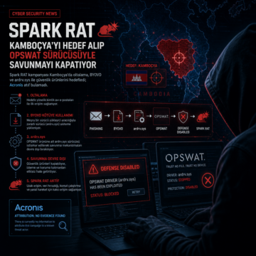 Spark RAT, Kamboçya’yı hedef alıp OPSWAT sürücüsüyle savunmayı kapatıyor