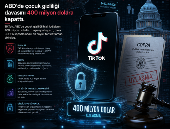 tiktok-abdde-cocuk-gizliligi-davasini-400-milyon-dolara-kapatti TikTok, ABD’de çocuk gizliliği davasını 400 milyon dolara kapattı
