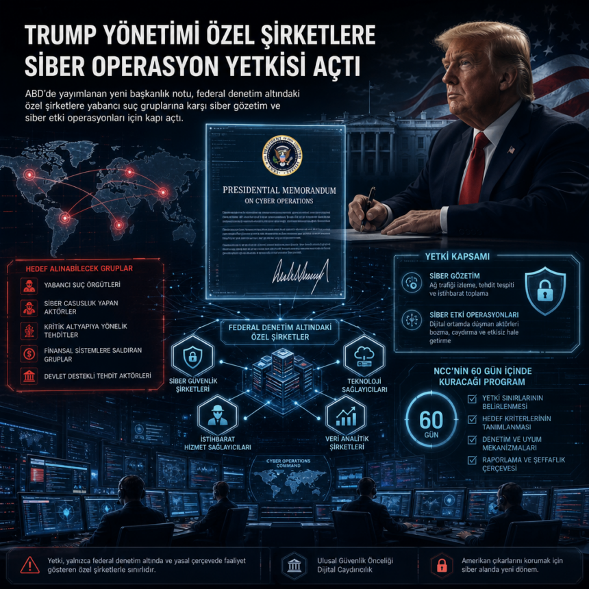 Trump yönetimi özel şirketlere siber operasyon yetkisi açtı