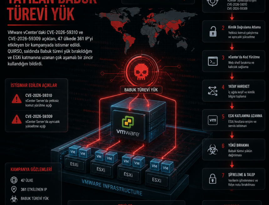 VMware vCenter açıklarıyla yayılan Babuk türevi yük