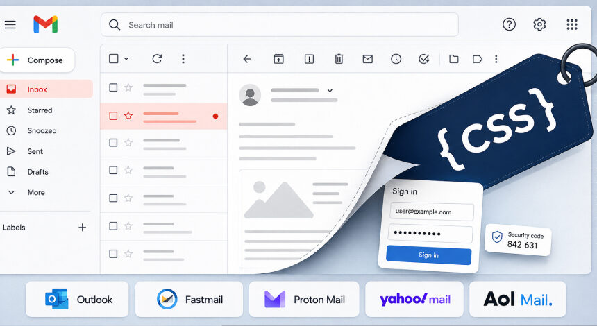 Yeni CSS saldırıları webmail savunmalarını aşıyor