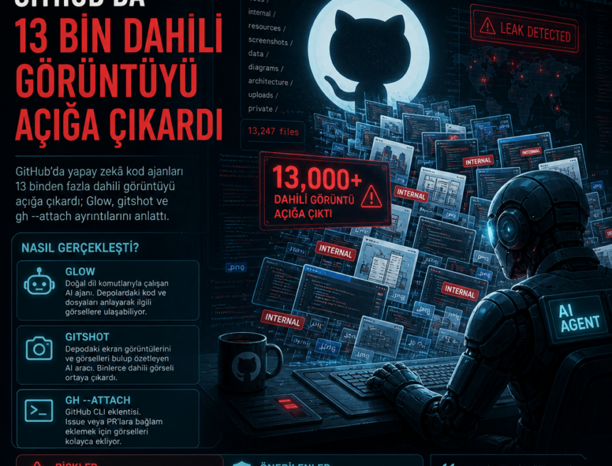 AI kod ajanları GitHub’da 13 bin dahili görüntüyü açığa çıkardı