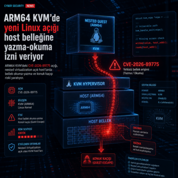 ARM64 KVM’de yeni Linux açığı host belleğine yazma-okuma izni veriyor