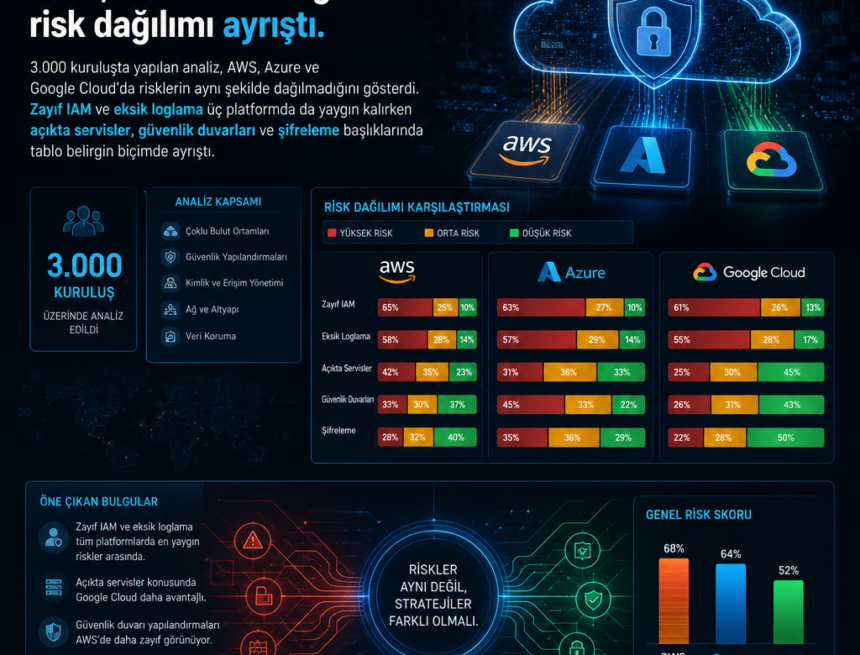AWS, Azure ve Google Cloud’da risk dağılımı ayrıştı