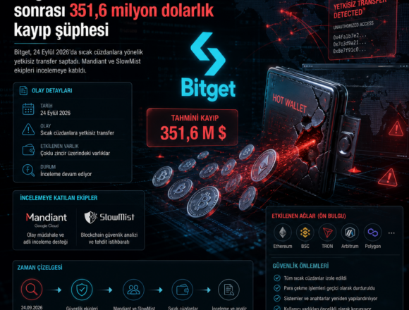 Bitget’te backend ihlali sonrası 351,6 milyon dolarlık kayıp şüphesi