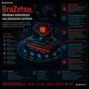 BraZetsu, Windows sistemlerini suç piyasasına çeviriyor
