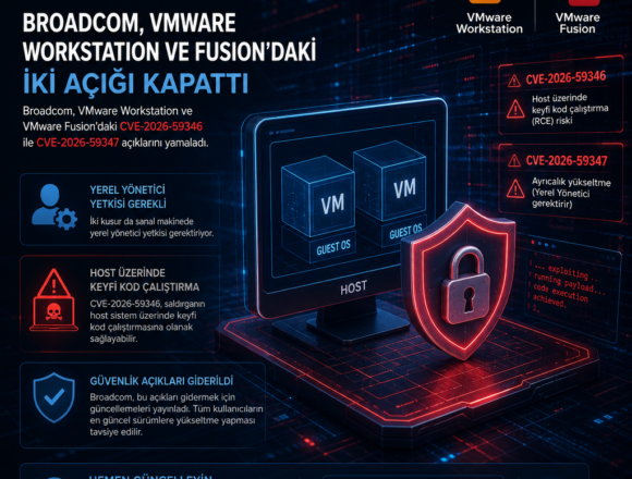 Broadcom, VMware Workstation ve Fusion’daki iki açığı kapattı
